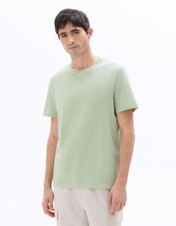 regular col rond 100% coton clair