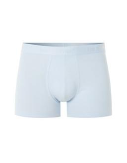 Boxer en coton stretch uni clair