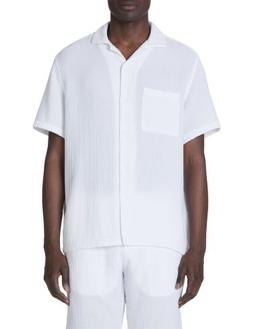 Chemisette regular en gaze de coton