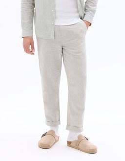 straight en lin coton