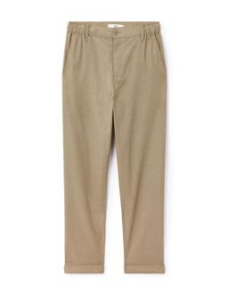 straight 100% coton taupe