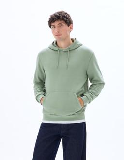 Sweat regular à capuche 100% coton