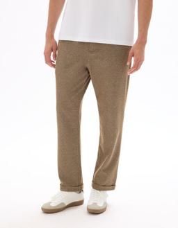 slim stretch marron clair