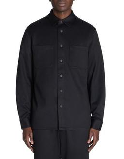overshirt texturée 100% coton stretch