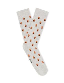 Chaussettes hautes sport en coton stretch chiné