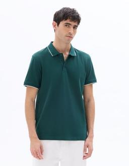 piqué regular 100% coton foncé