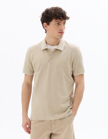 piqué PO.02 regular 100% coton beige clair