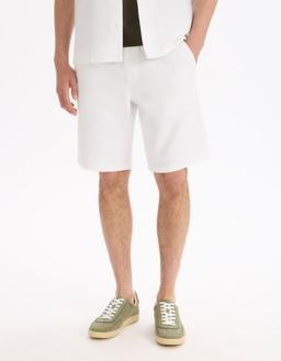 Bermuda 100% coton beige