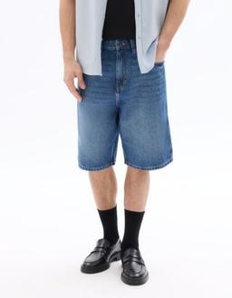 Bermuda baggy en jean double stone