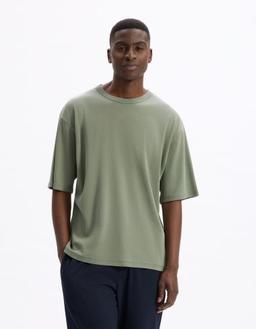 oversize col rond kaki