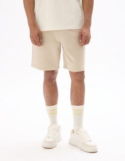 Bermuda en molleton 100% coton sand