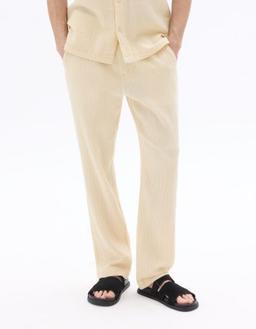 relaxed 100% gaze de coton beige