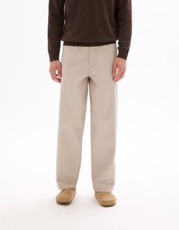 chino baggy 100% coton beige clair