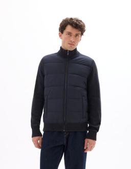 blouson en maille milano 100% coton marine