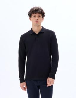 regular piqué 100% coton manches longues