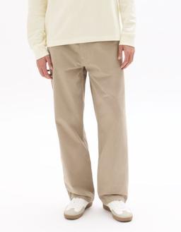 chino loose 100% coton beige