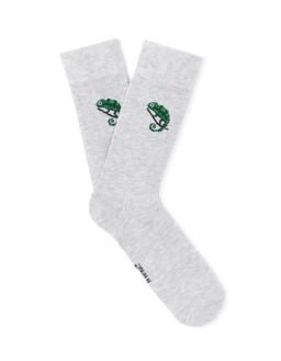 Chaussettes hautes motif caméléon