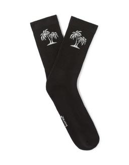 Chaussettes hautes motif palmier