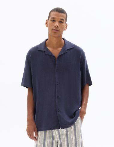 Chemisette relax viscose lin