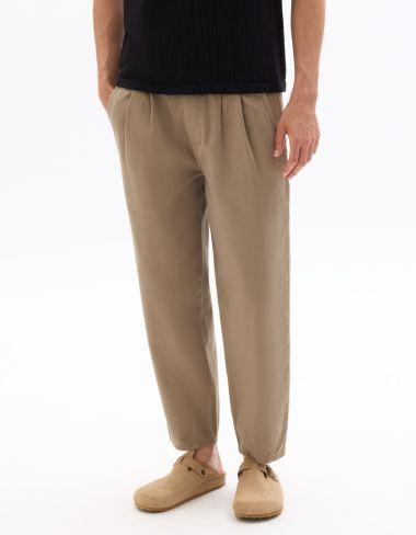 jogger relax stretch 7 8e taupe