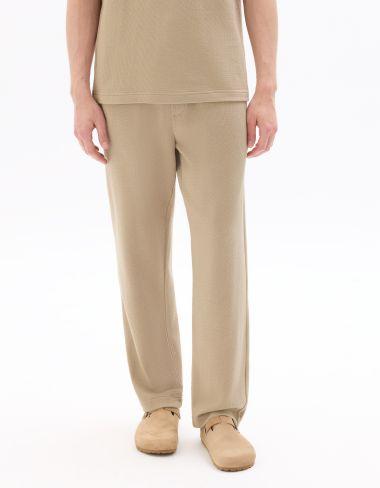 joggine relax effet texturé taupe