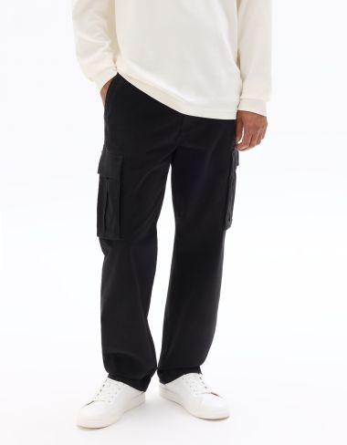cargo straight coton stretch