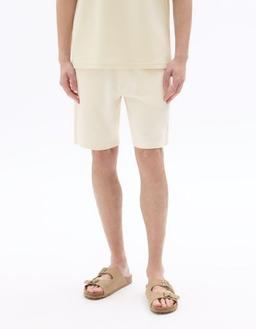 Bermuda 100% coton taille élastiquée