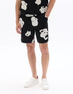 Bermuda 100% coton imprimé floral