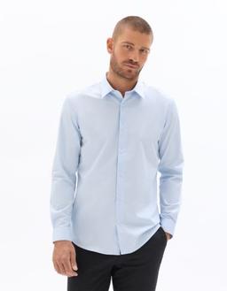 regular col français 100% coton clair