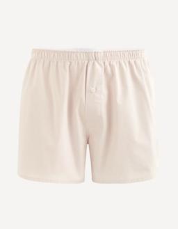 Caleçon popeline 100% coton beige