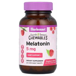 Bluebonnet Nutrition Nutrition EarthSweet Chewables, Melatonin Raspberry 5 mg