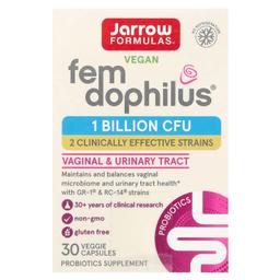 Jarrow Formulas Formulas Vegan Fem Dophilus 30 gélules végétales