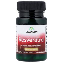 Swanson Vitamins Vitamins Resveratrol 30 gélules