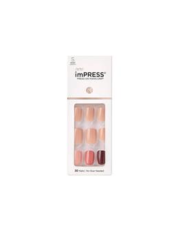 Faux ongles impress press-on manicure medium kim001c kiss new york