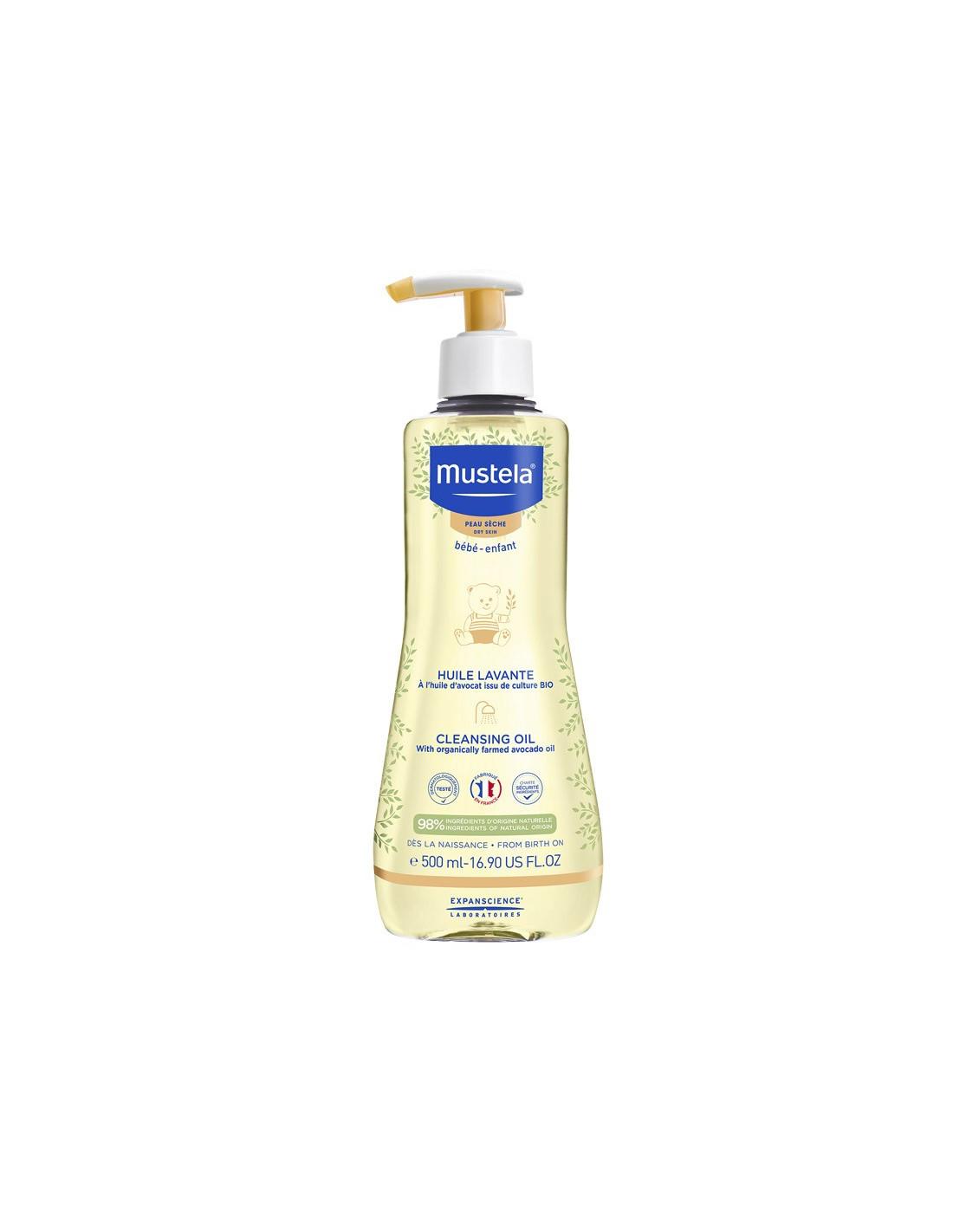 Mustela Huile lavante à l’avocat bio