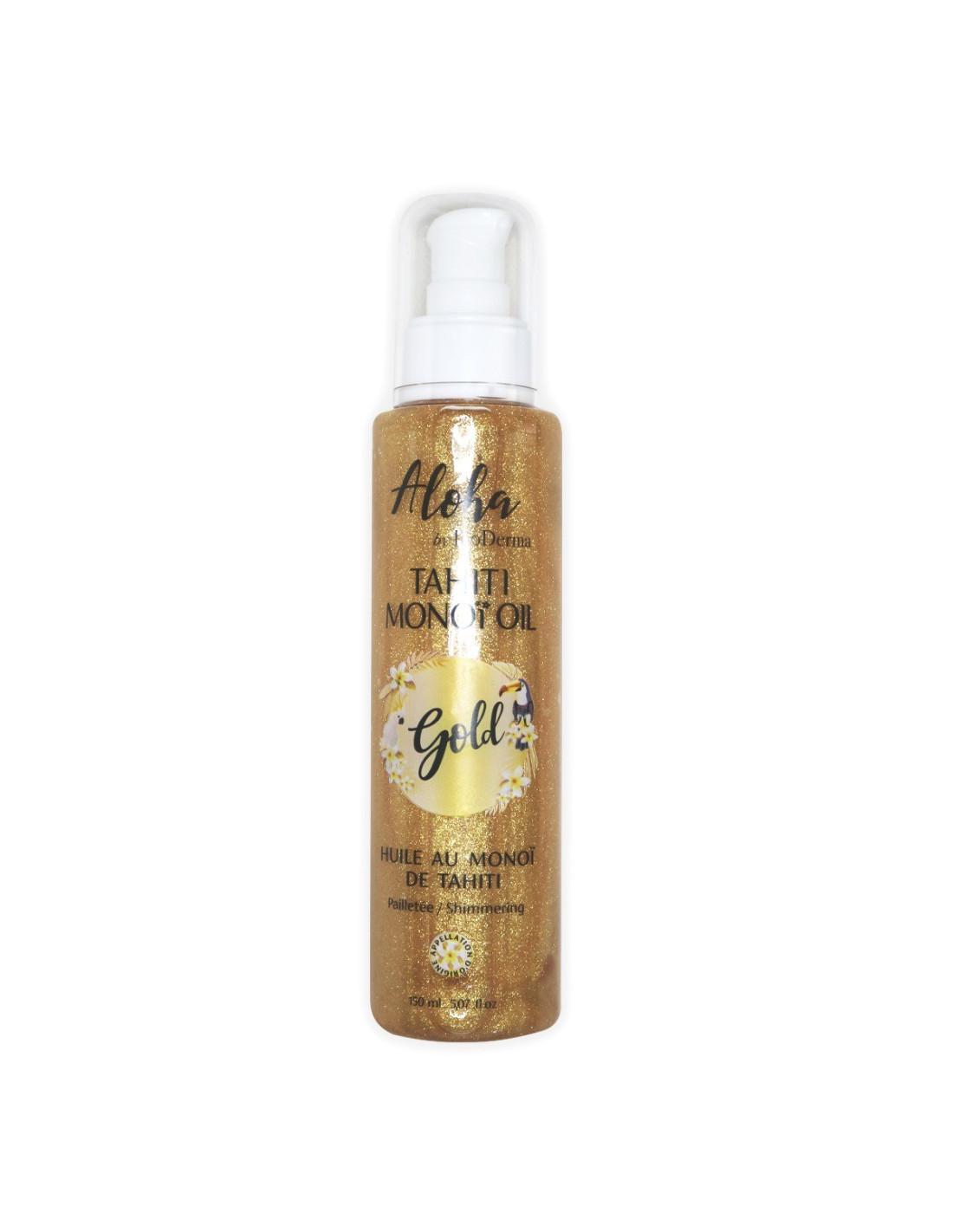 Inoderma Aloha Huile au Monoï de Tahiti Pailletée Spray