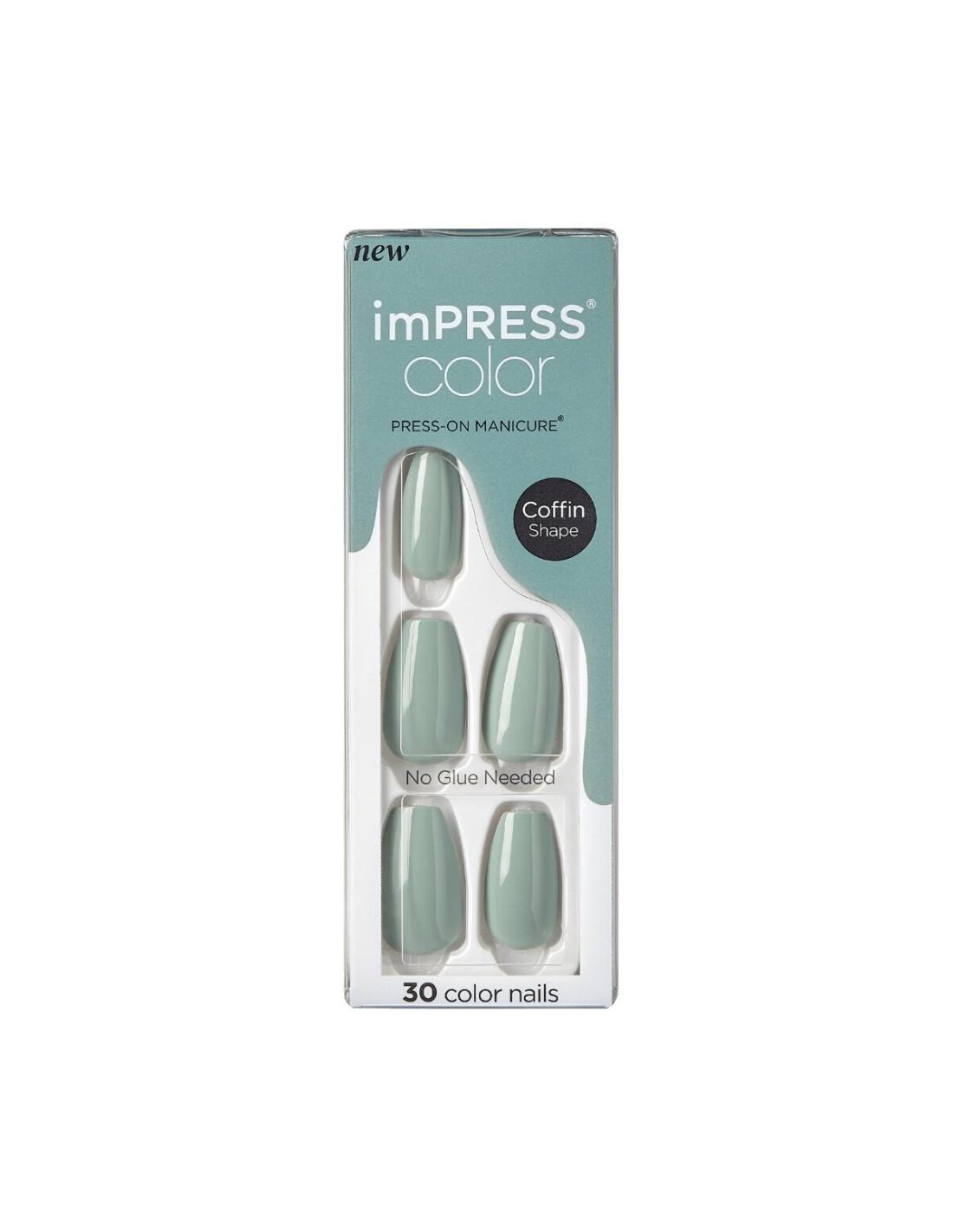 KISS imPRESS Color Going IMC508C 30 faux ongles autocollants