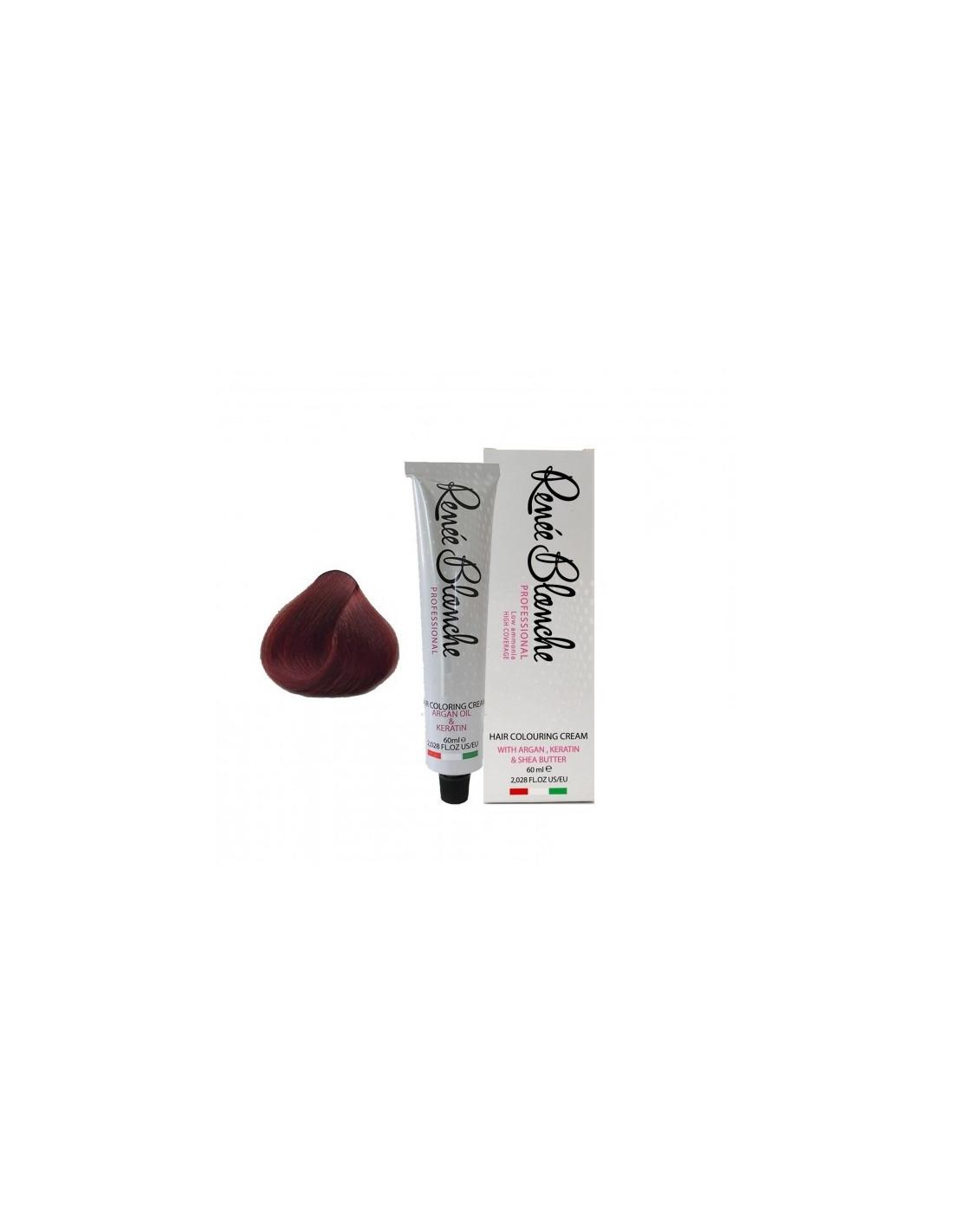 Teinture cheveux châtain clair intense 5.66 Renée blanche