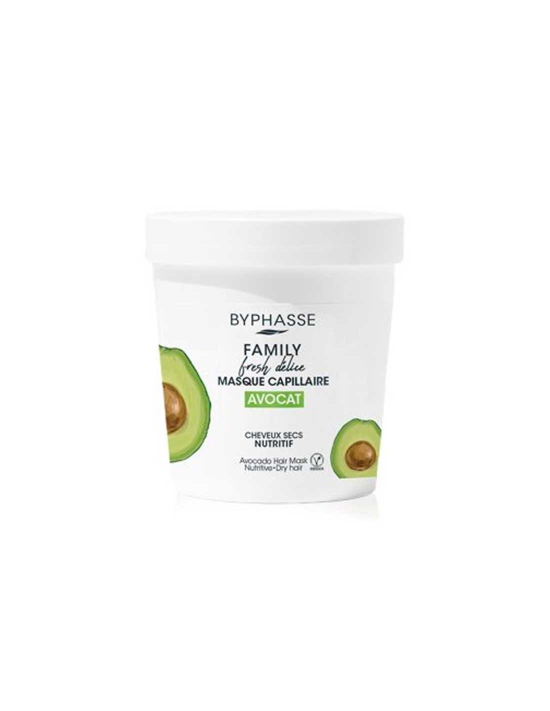 Byphasse Masque capillaire avocat cheveux secs