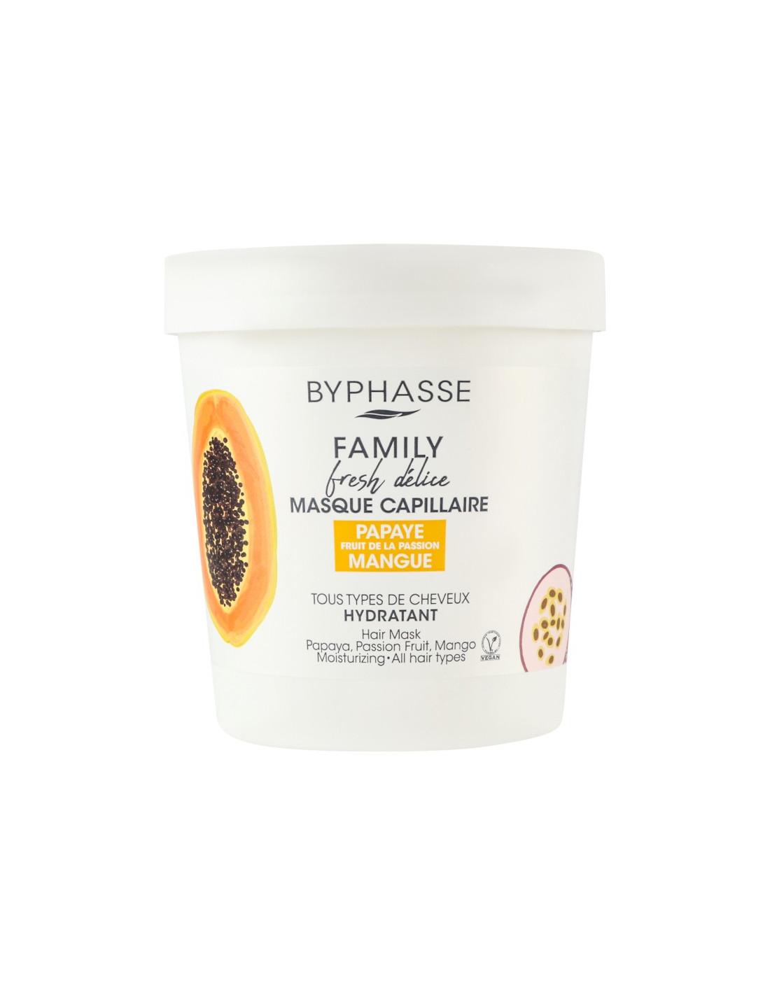 Byphasse Masque capillaire fruit de la passion mangue tous types de cheveux
