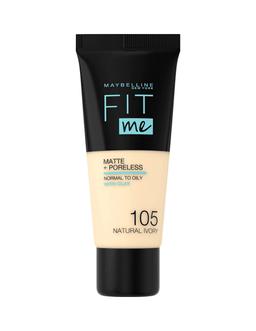 Fit me fond de teint matte 105 natural ivory peau normales, mixtes grasses