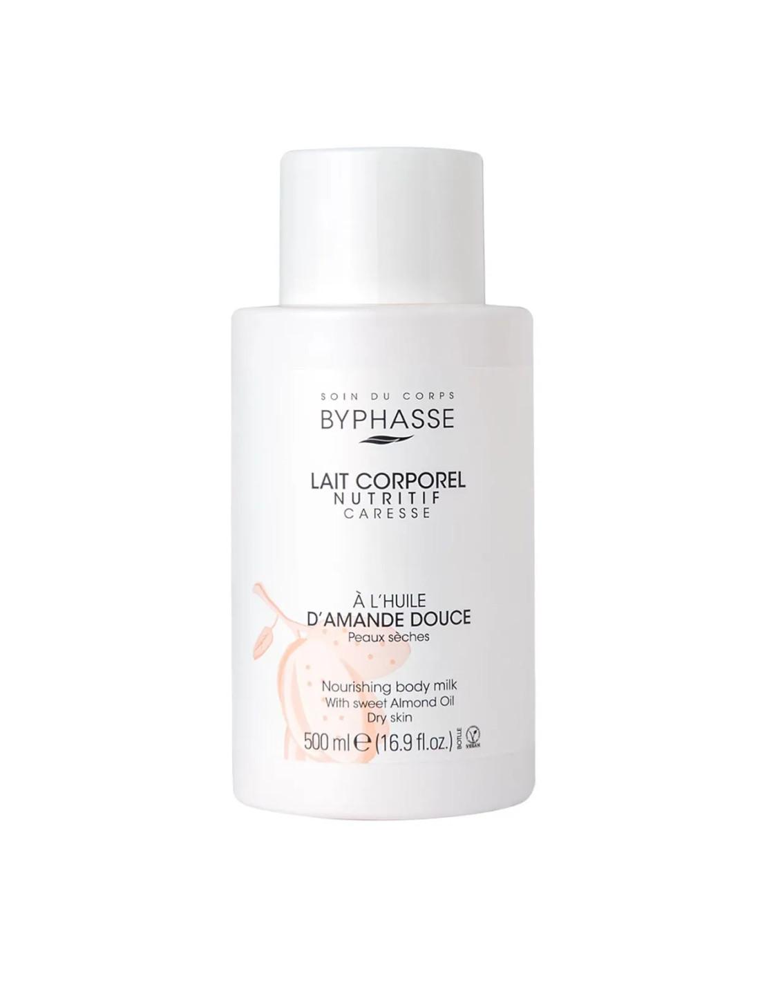 Byphasse Lait corporel nutritif à l’huile d’amande douce peaux sèches