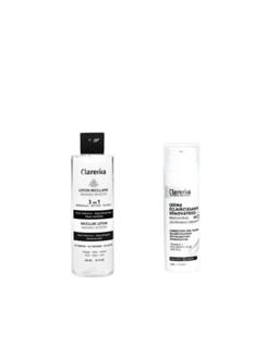 Clarenia éclaircissante rénovatrice spf20 +Lotion micellaire radiance