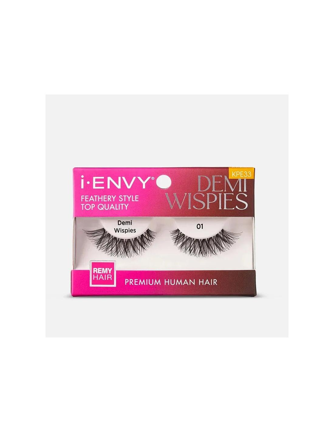 Kiss i-ENVY Demi Wispies 01 KPE33 1 paire de faux cils