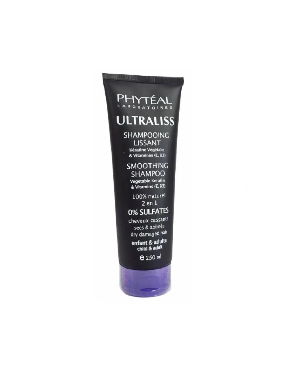 Phytéal Ultraliss shampooing lissant à la kératine cheveux cassants, secs
