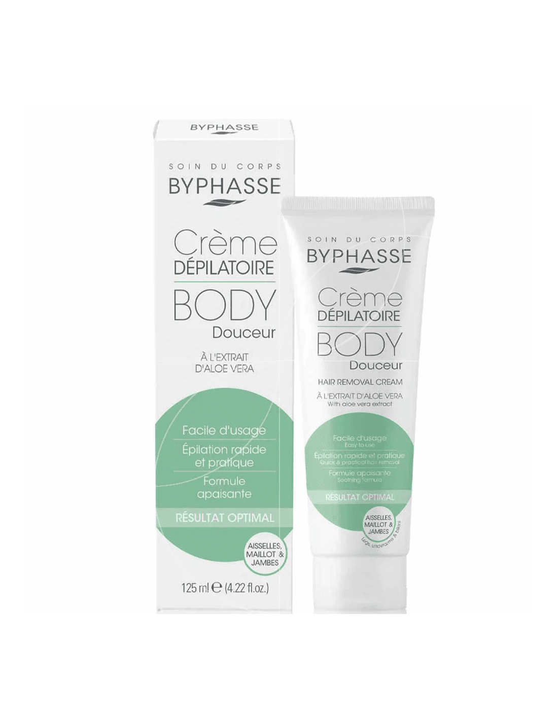 Byphasse Dépilatoire Aloe Vera Effet Calmant