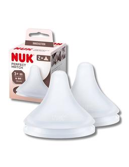 NUK Perfect Match 2 tétines silicone M 3 mois plus