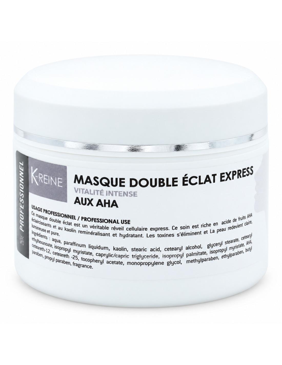 visage Masque Double Éclat aux AHA