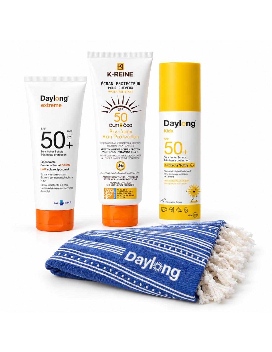 Daylong Extreme Lait SPF50+ , Kids K-Reine + fouta