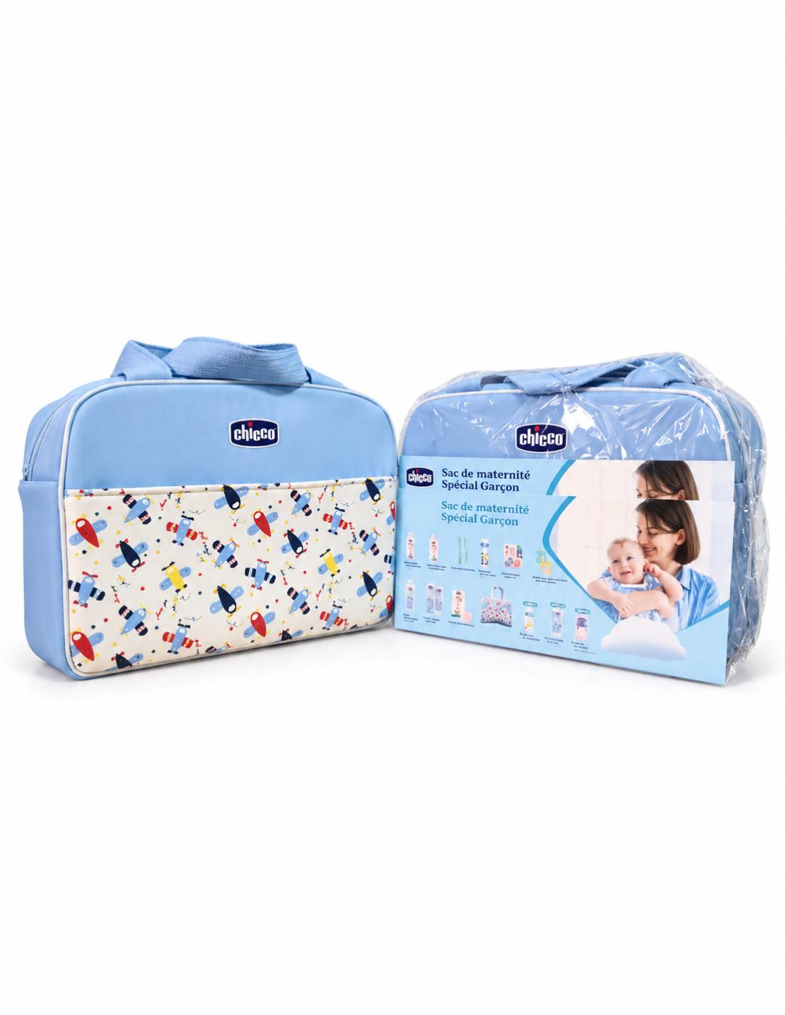 Chicco sac de maternité bleu — 12 articles sac